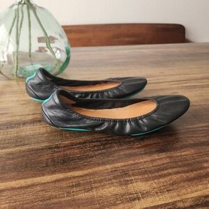 Tieks by Gavrieli Matte Black Italian Leather Ballet Flats 8